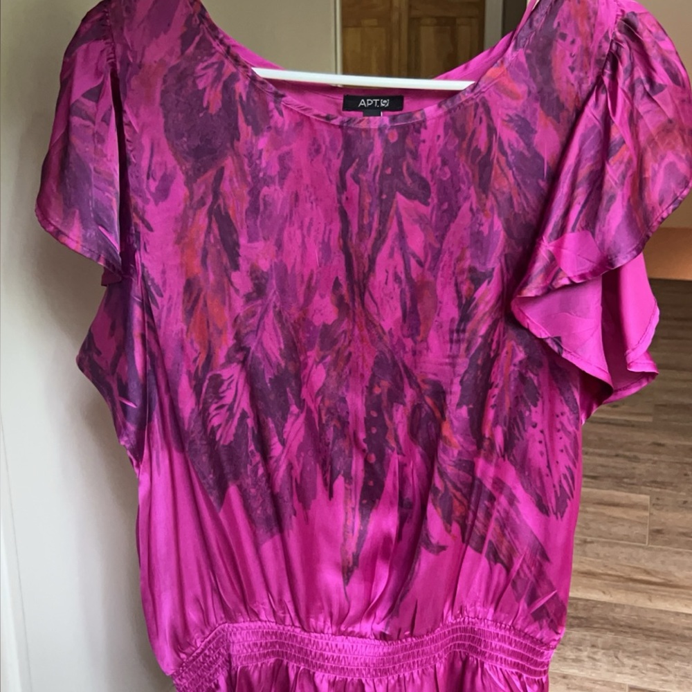 Silky Pink Women's Top